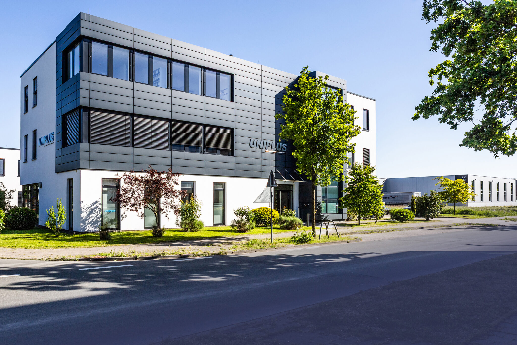 UNIPLUS Firmengebäude in Münster – Hauptsitz für Softwareentwicklung und Kundenbetreuung.