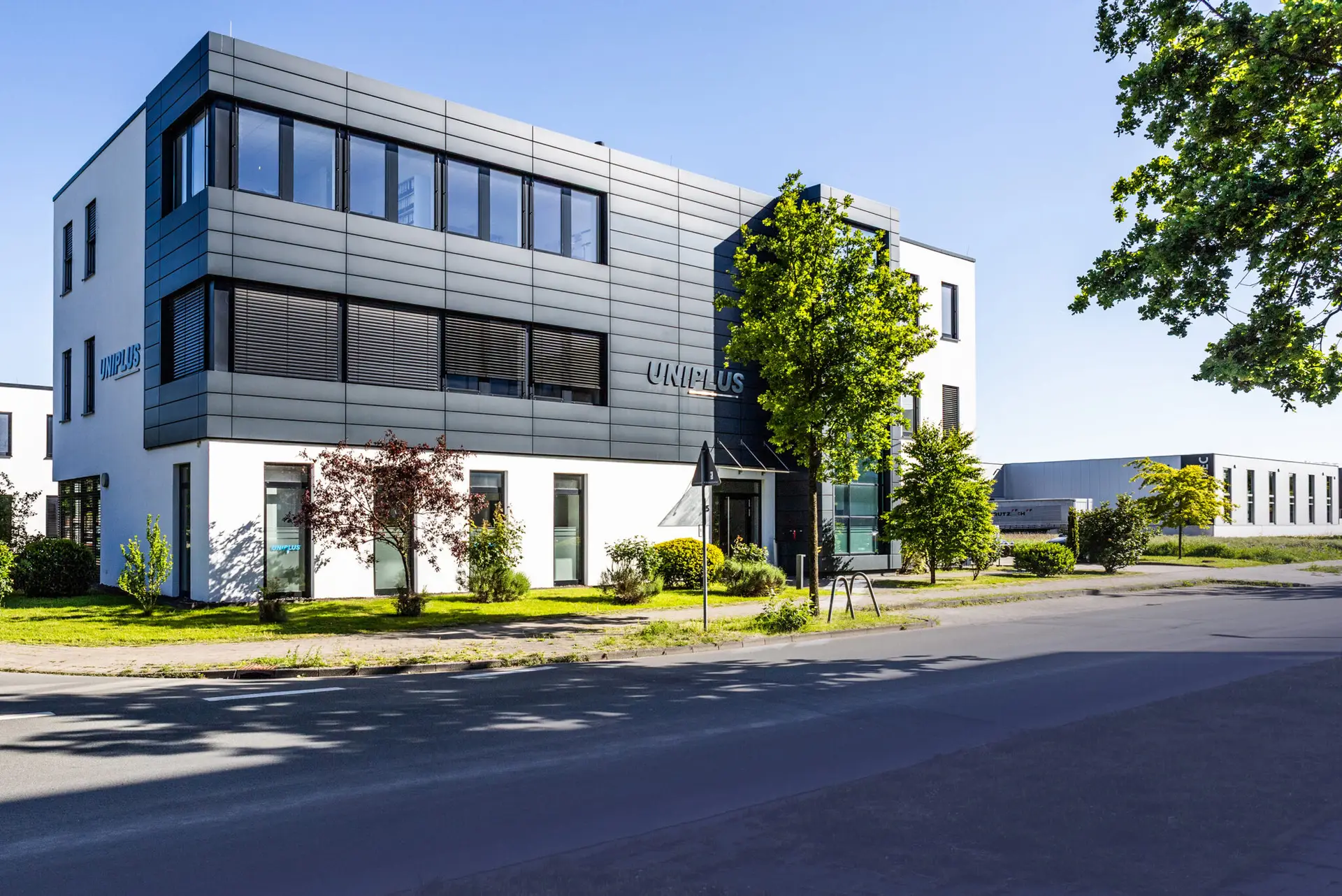 UNIPLUS Firmengebäude in Münster – Hauptsitz für Softwareentwicklung und Kundenbetreuung.