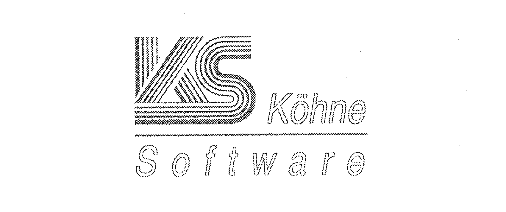 Historisches Logo der KS Köhne Software aus dem Jahr 1990 – Ursprung der heutigen UNIPLUS Software GmbH.